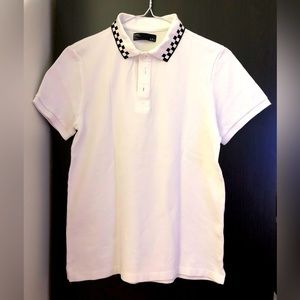 Bershka White Shirt with Collar